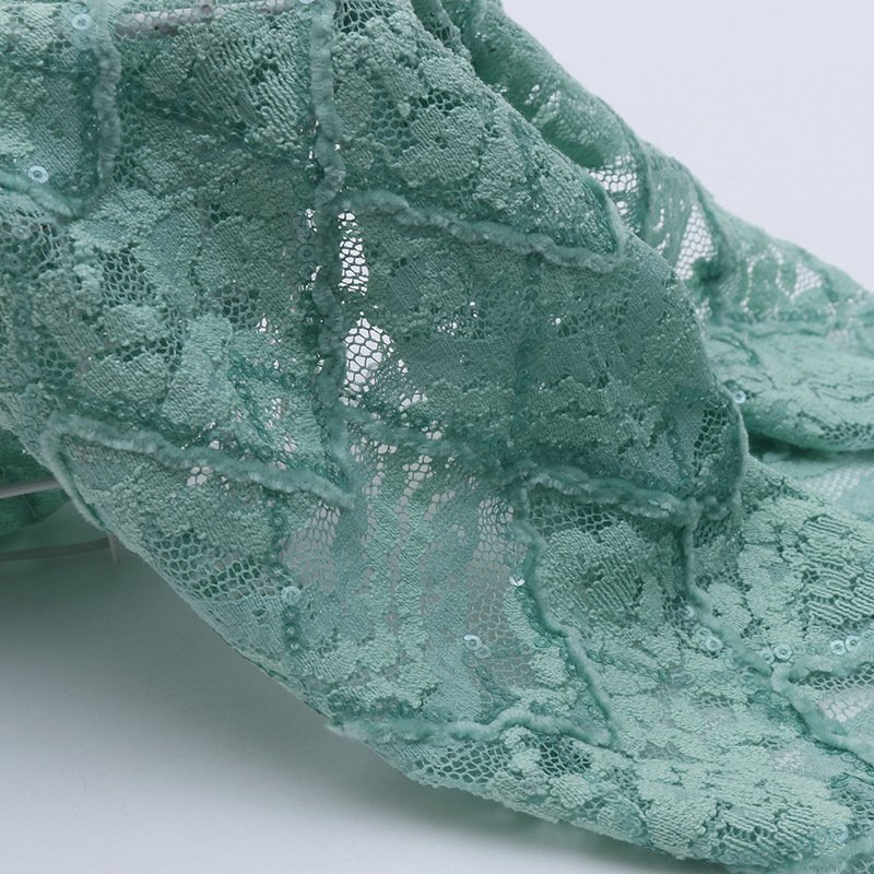 Lace Fabric 3D Dress Polyester for Women's Wear Wholesale Supplier 5